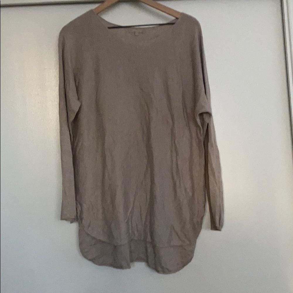 Oversized beige sweater